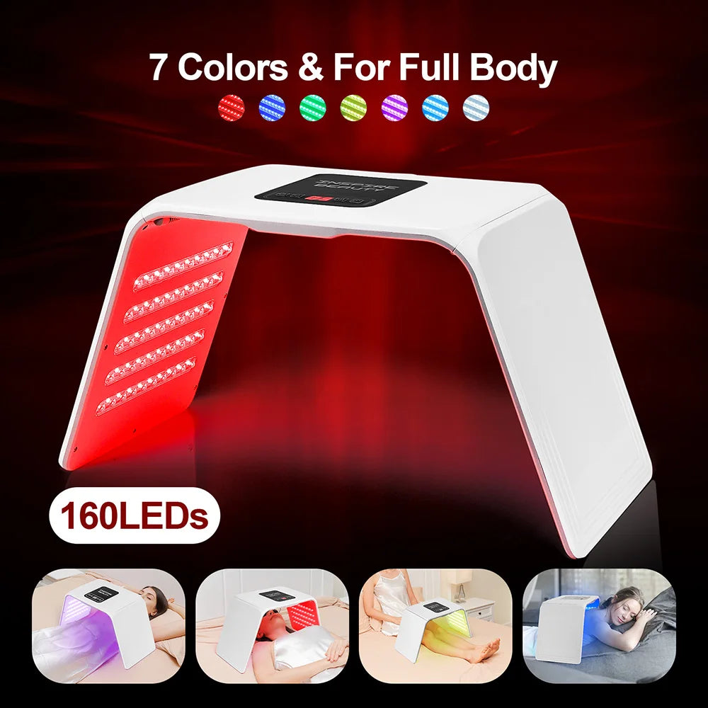 7 Colors LED Mask Face&Body Salon SPA Lamp Skin Moisturizing Rejuvenation  Anti Wrinkle Beauty Skin Care Equipment