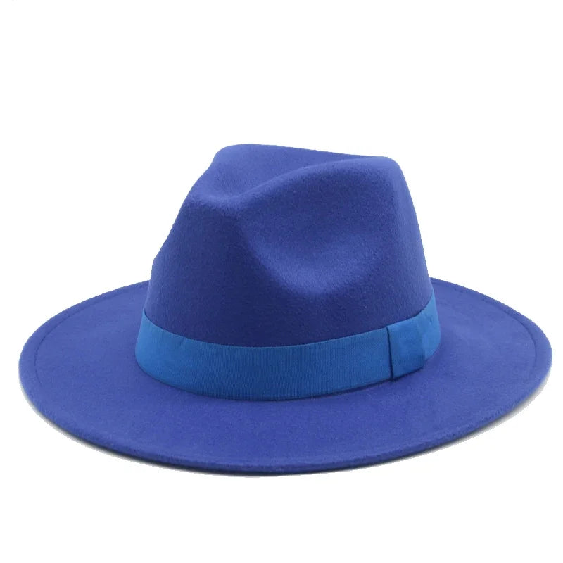 Fedora Hat – Unisex Decorative – Cotton-Polyester | KIMLUD
