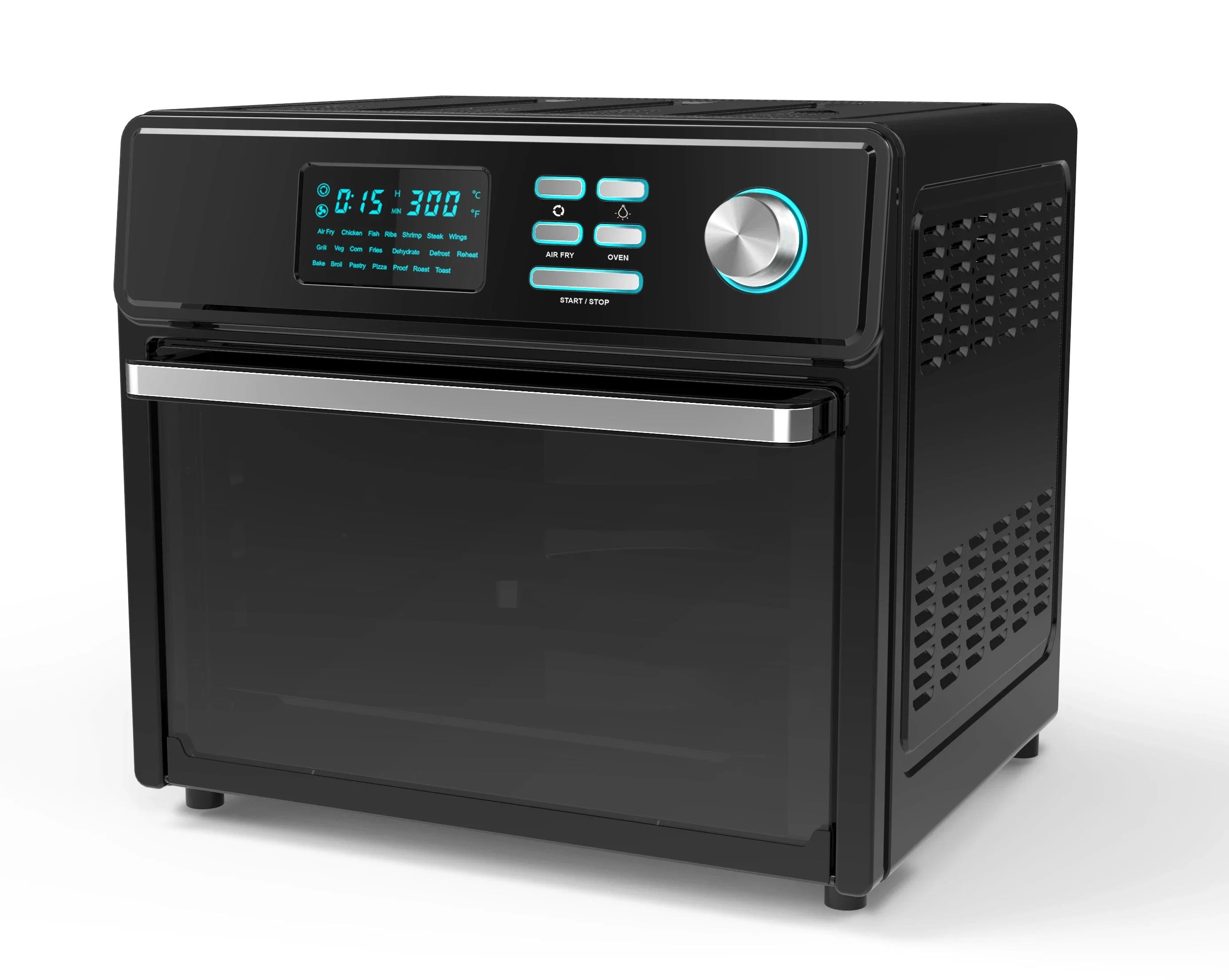 Stainless Steel Air Fryer Oven Digital Oil-Free 25L — Stainless Steel | KIMLUD