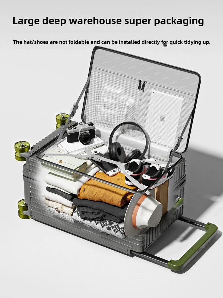 Luggage Set Suitcase Carry on Luggage with Wheels Trolley Bag Carry on Luggage Business Trunk Draw-bar Box Boarding Case