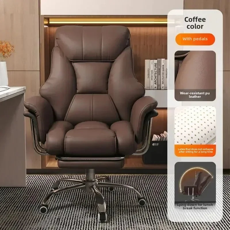 Boss Chair Home Office Computer Comfortable Sofa Study Room Can Lie Down and Rotate Gaming Chair Ergonomics Backrest Lift Chair
