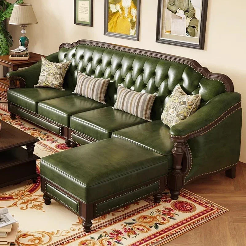 Leather Lazy Living Room Sofas Couch Armchair Recliner Mid Century Sofas Relaxing Multifunctional Divano Garden Furniture Sets