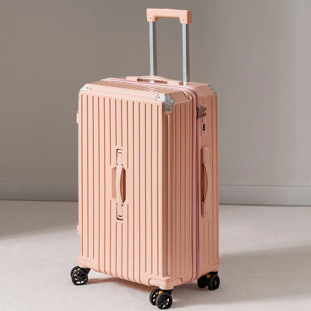 Aluminum Framed Luggage 30/32-Inch Large Cup and Phone Holder — Silver | KIMLUD