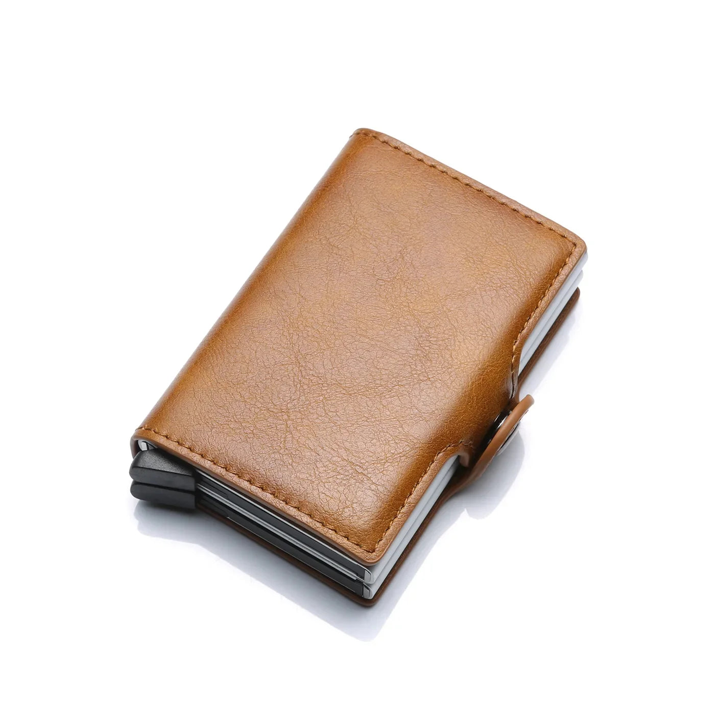 Carbon Fiber Pattern Slim Card Wallets — Black | KIMLUD