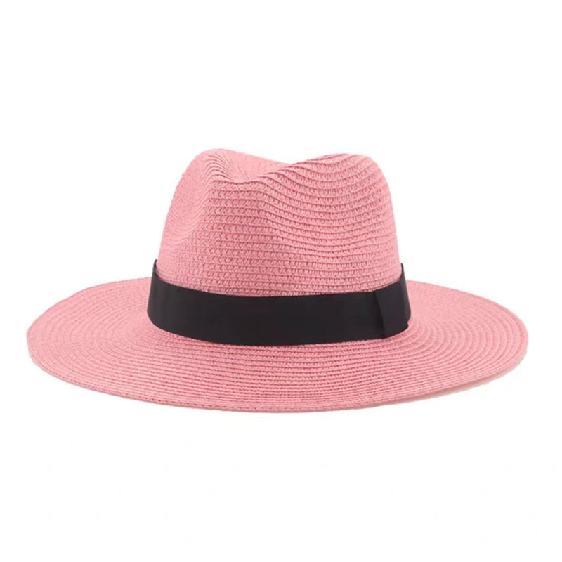 Sun Protection Hats & Caps Panama Straw Fedora — Natural | KIMLUD