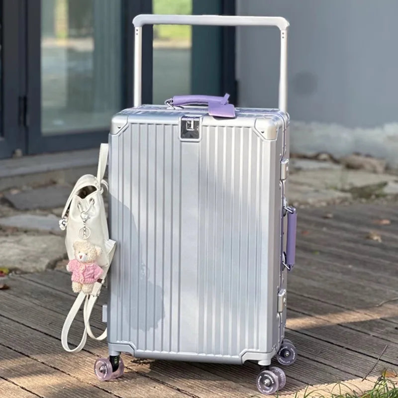 Luggage for women 2025 new model, sturdy and durable, 28 inch travel suitcase, suitcase, password box, 20 inch small boarding ca