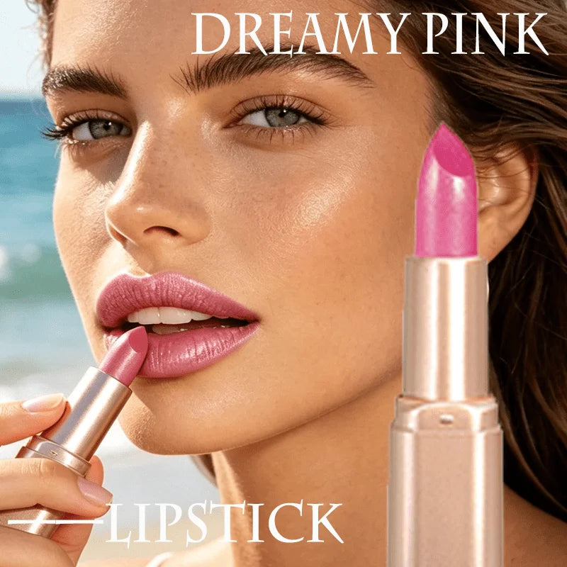 Lipstick – Long-Wear Waterproof – Lip Color – Pearlescent Pink | KIMLUD