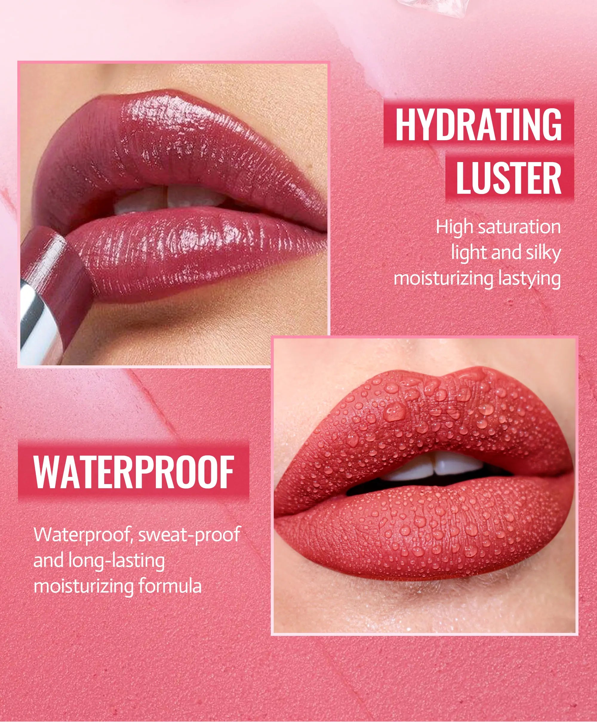 Lipstick – Long-Lasting Waterproof – Velvet Matte | KIMLUD