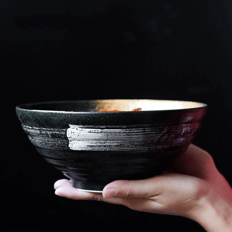 Porcelain Ramen Bowl 7.5 Inch Large — White | KIMLUD