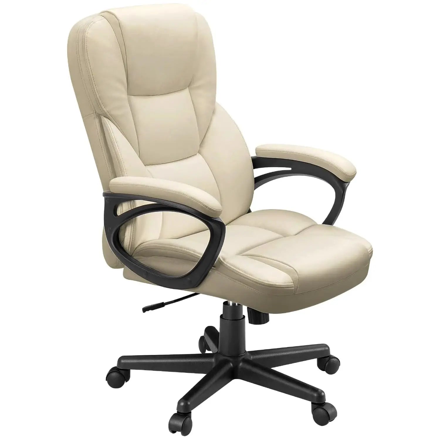 Office Executive Chair High Back Adjustable Managerial Home Desk Chair, Swivel Computer PU Leather Chair with, Customized