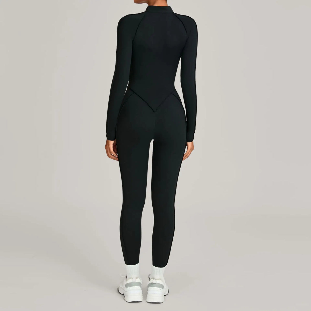 Jumpsuit – Zipper Long Sleeve – Nylon Elastane | KIMLUD