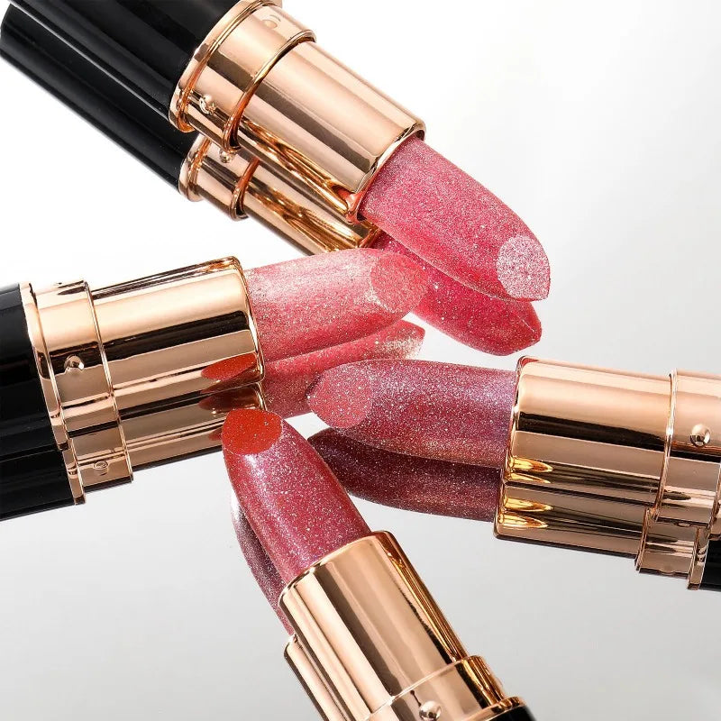 Lip Gloss – Long-Lasting Waterproof – Pearlescent – Gold | KIMLUD