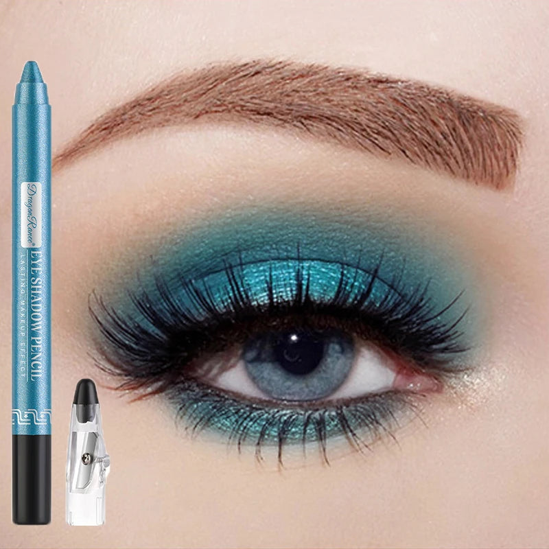Eyeshadow Pencil – Long-Lasting Waterproof – Metallic Blue | KIMLUD