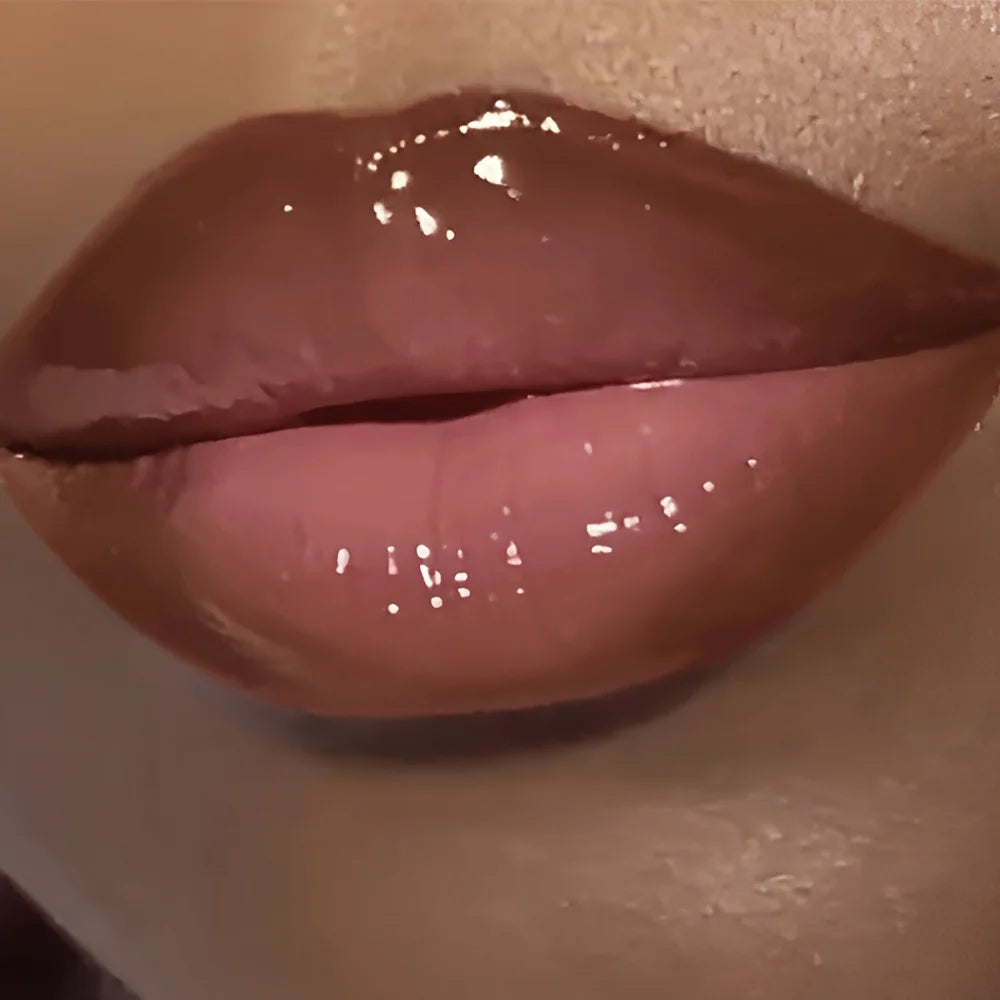 Shimmer Lip Gloss Trio Non-Sticky Nourishing — Pink Nude | KIMLUD