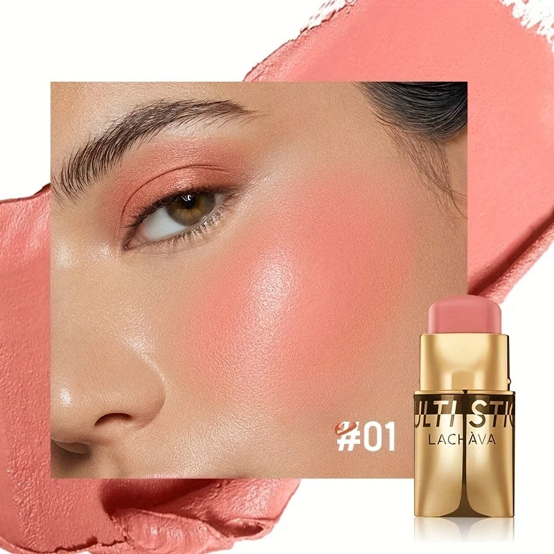 Blush Stick, Natural Nude Makeup Brightening And Embellishing Three-Dimensional Makeup, Facial Multi-Functional, Lips, Blush