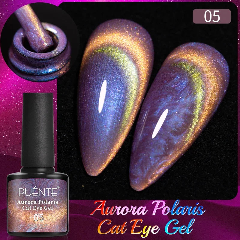 Reflective Glitter Gel Nail Polish Multidimensional Holographic Sparkle, UV-Curable Finish — Pink Lilac | KIMLUD