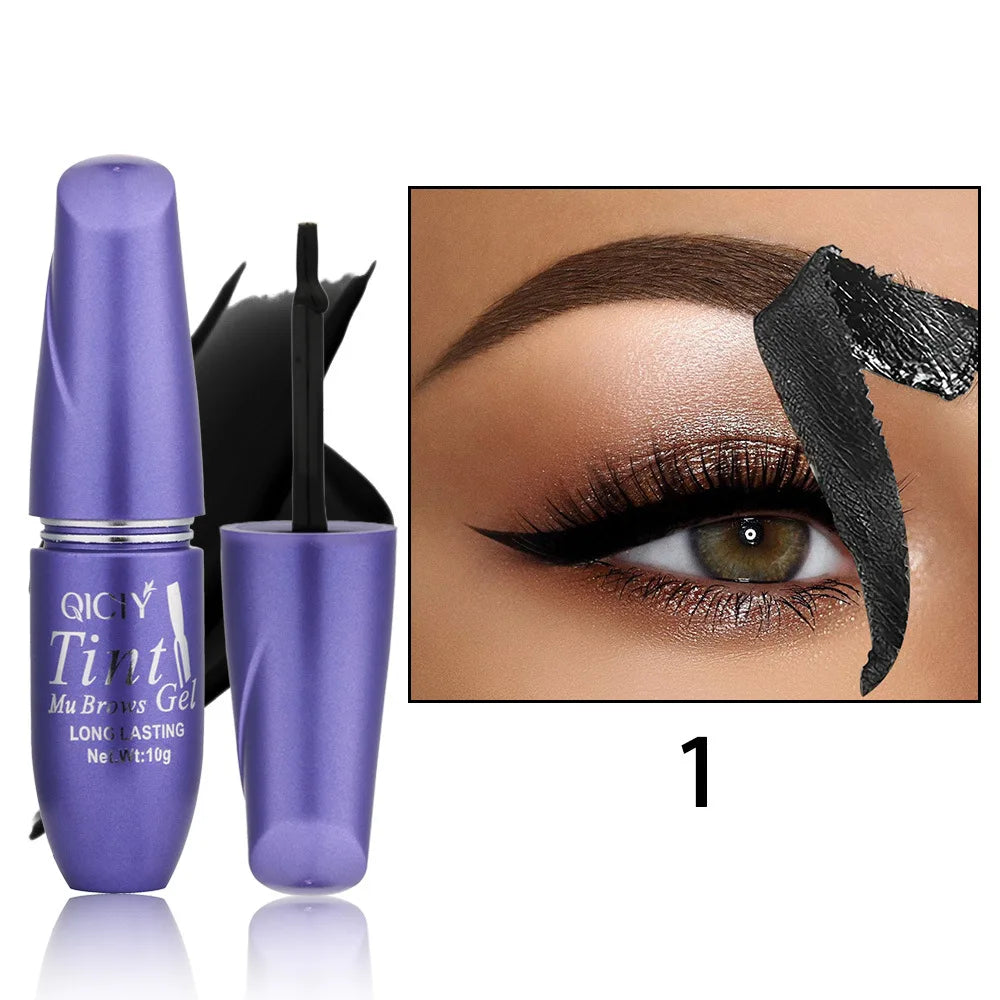 Cream-Gel Eyebrow Gel Tattoo-Effect Smudge-Proof — Purple | KIMLUD