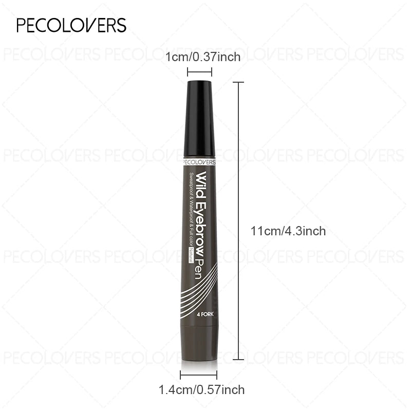 Eyebrow Pen – Long-Lasting Waterproof – Brow Pencil – Brown | KIMLUD