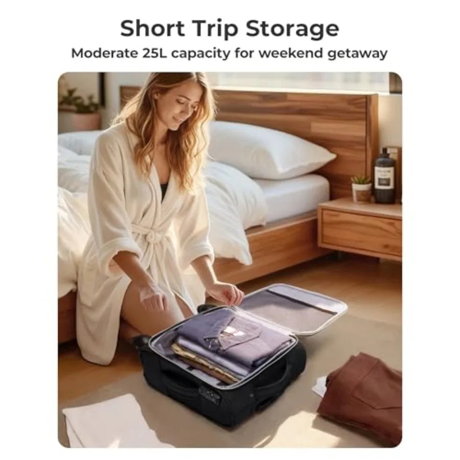 Suitcases Underseat Carry On Softside - Denim | KIMLUD
