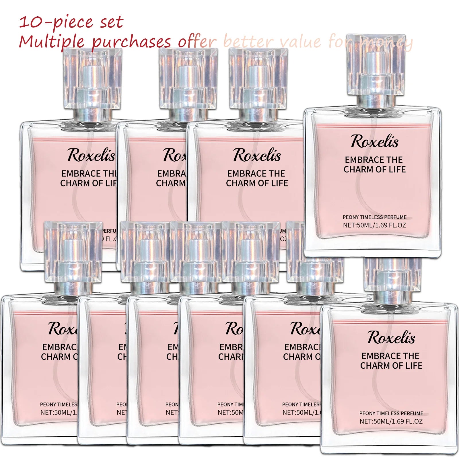 Exquisite Luxurious Floral Perfume — Peony Pink | KIMLUD