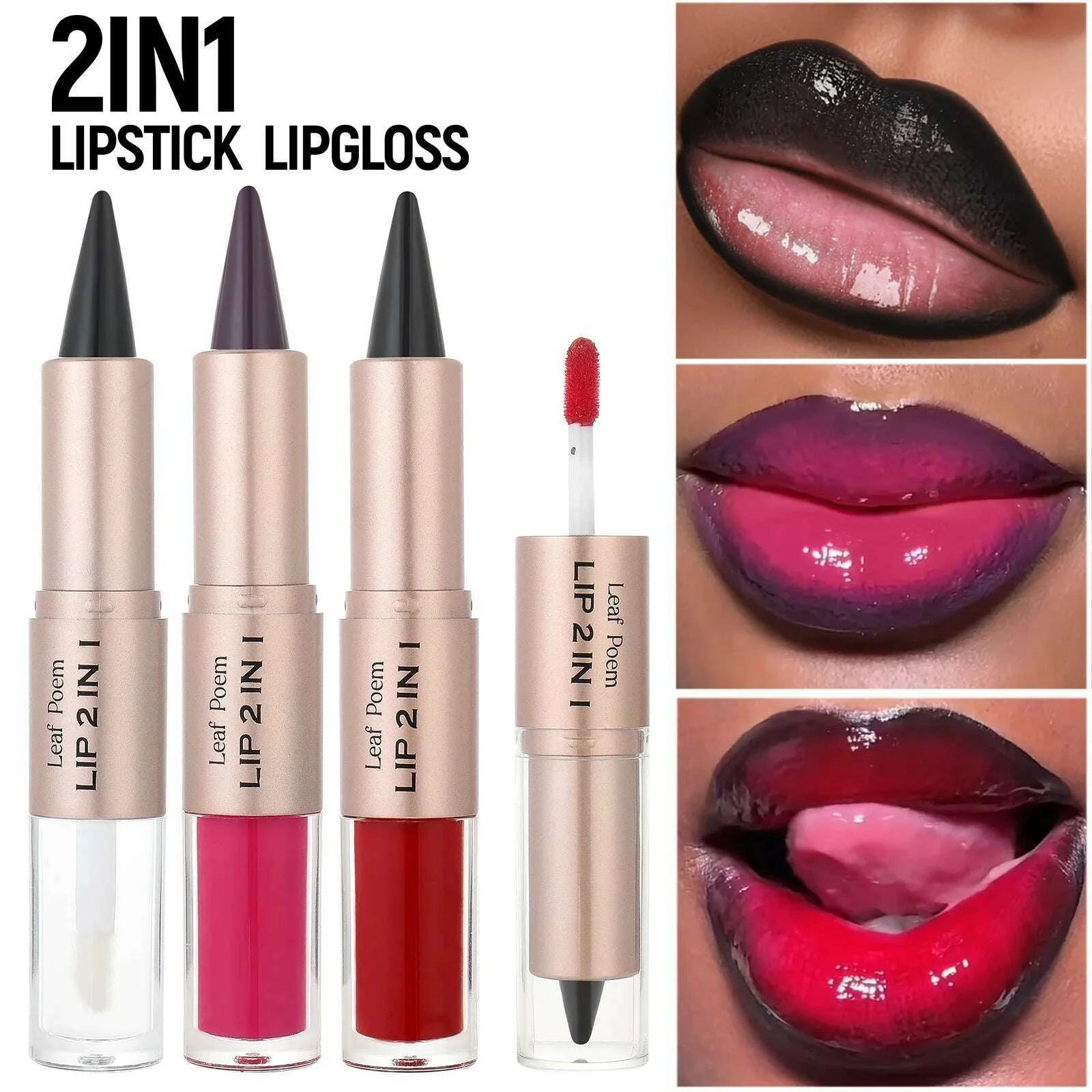 black-brown-tapered-lip-liner-contour-pencil-double-head-mirror-plumping-lip-glaze-crystal-lip-gloss-sexy-red-lips-tint-makeup-kimlud-kimlud-33921225
