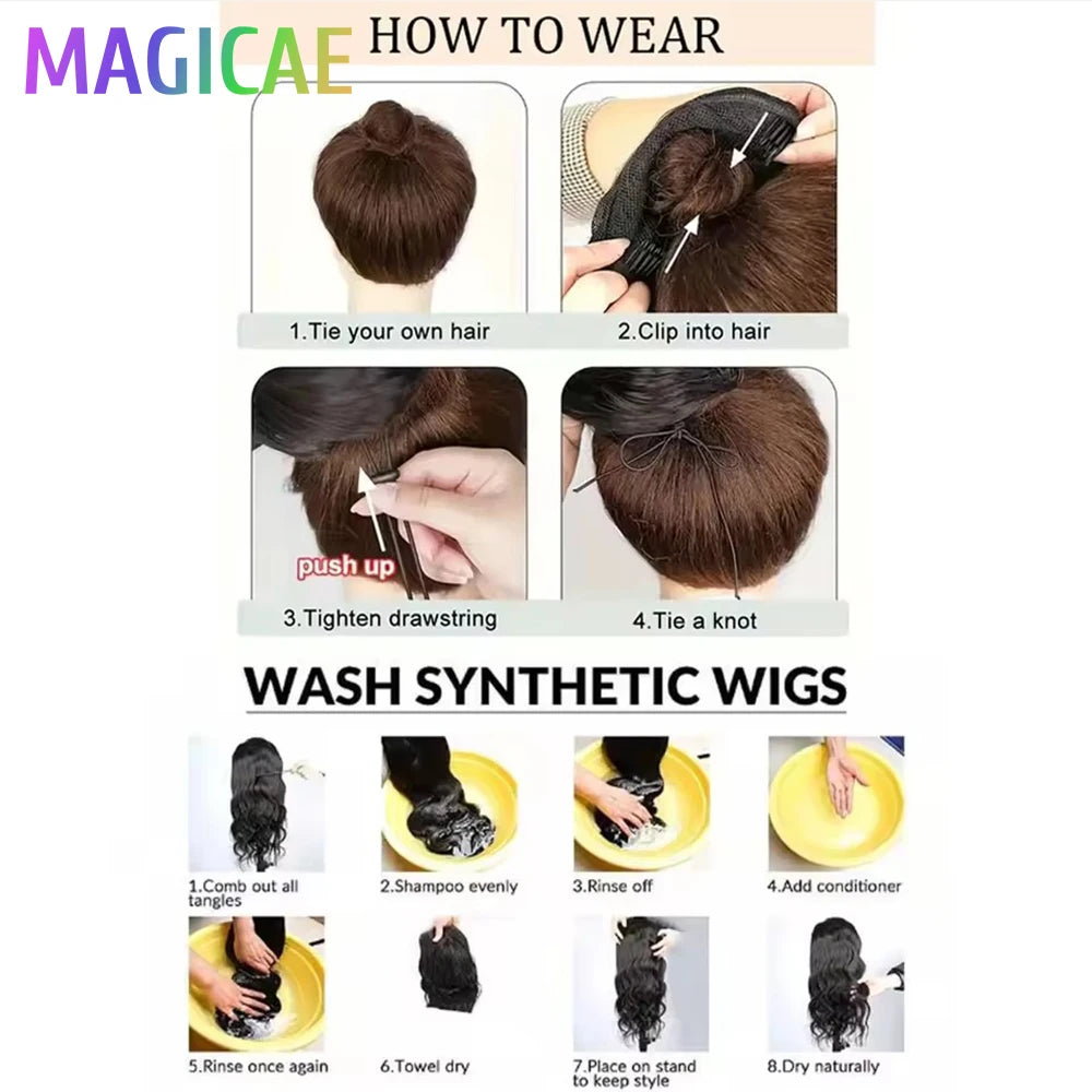 Clip-In Hair Extension – Ponytail 28In – Ombre 27/613 | KIMLUD