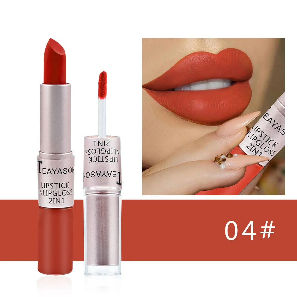 Matte Liquid Lipstick – Waterproof Long-Wear – Pink | KIMLUD