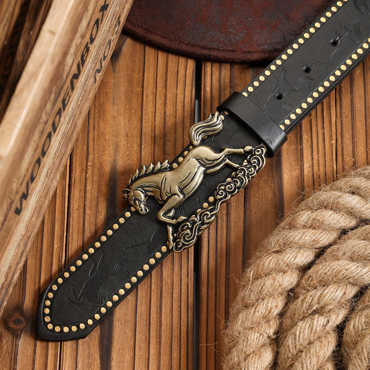 Belt – Unisex PU – Western Denim Retro Style For Daily Casual | KIMLUD