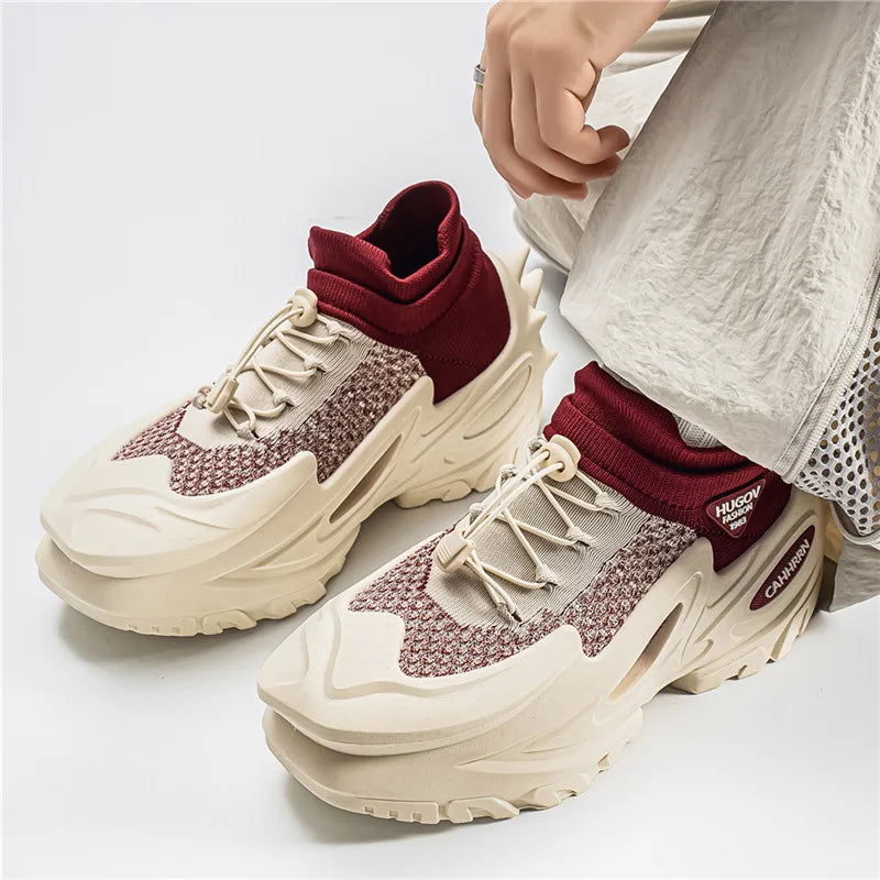 Men's Youth Summer Breathable Sports Running Shoes Mesh Comfortable New Socks And Shoes for Men