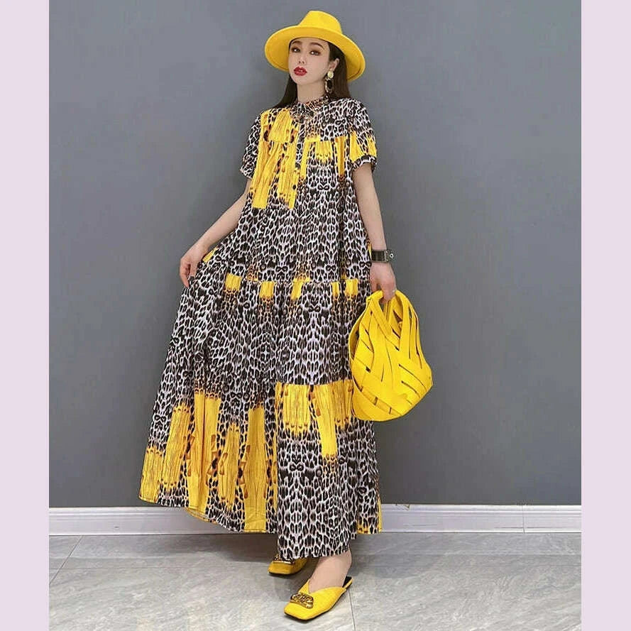 korean-style-painted-short-sleeve-casual-loose-big-size-yellow-red-blue-leopard-long-dress-summer-boho-print-dress-robe-jjxd071-kimlud-kimlud-33922918