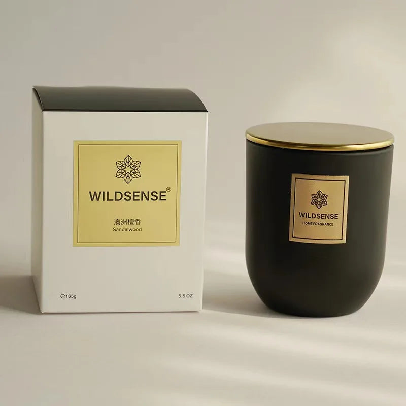 Handmade Scented Candle Jar Romantic Wedding — White | KIMLUD