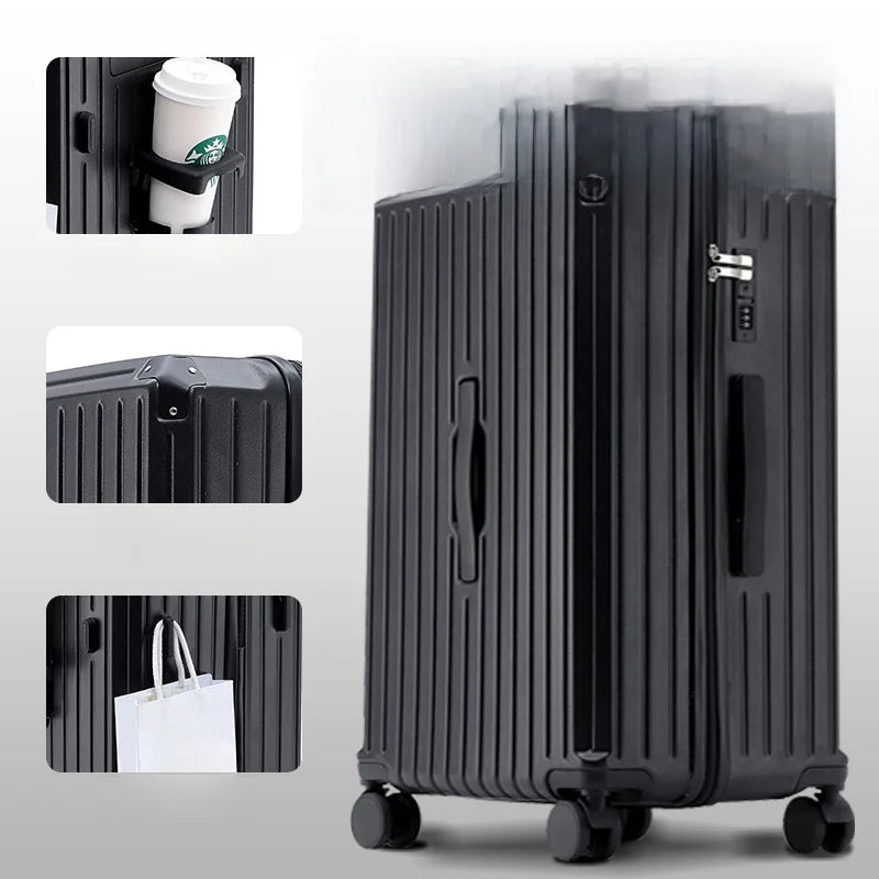 High Quali Durable 28 Inch Travel Suitcase Large Capaci Lage Bag with Rolling Wheels And Password Lo for Travel