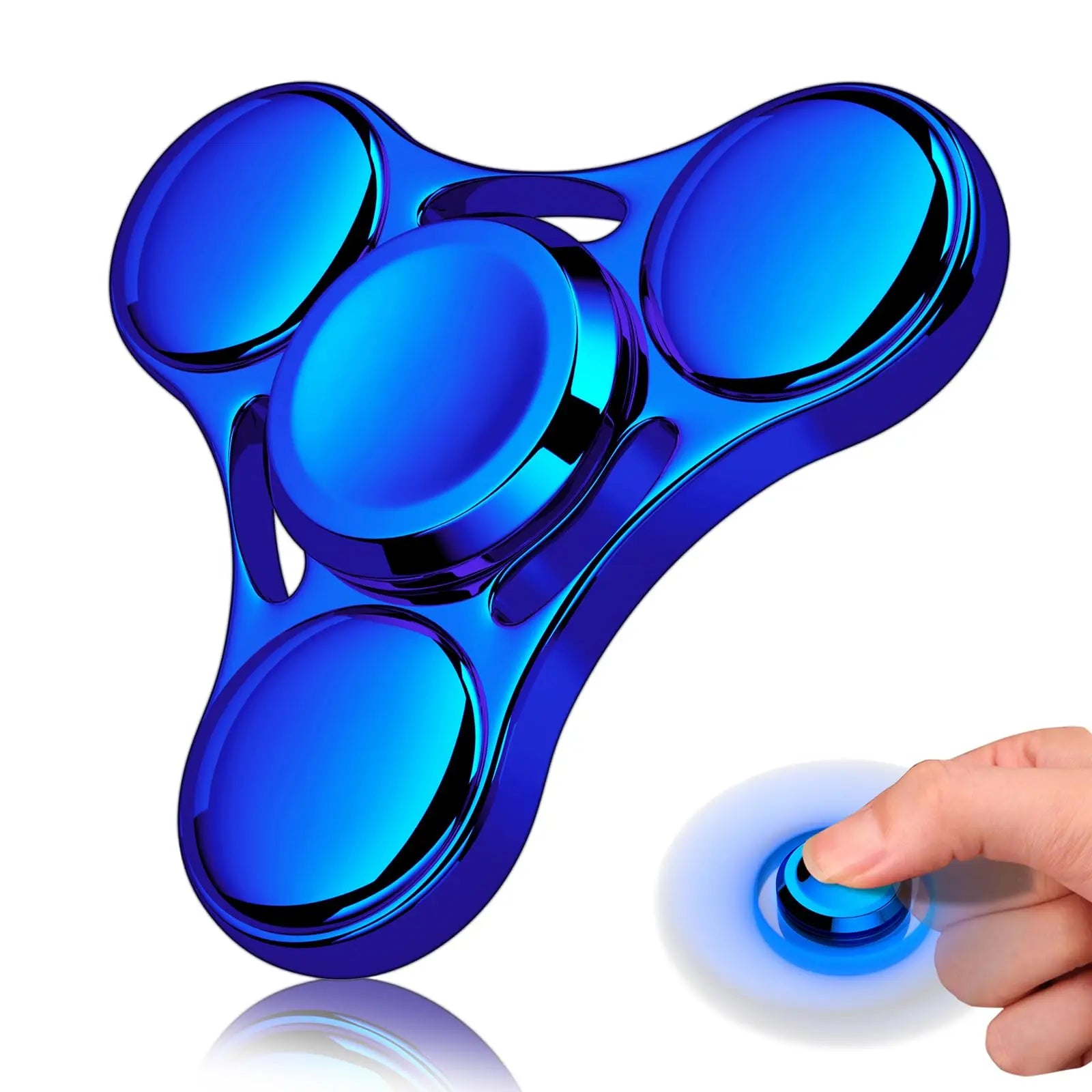 Rainbow Fidget Spinner Toys Metal UFO Small Handheld Finger Spinners Gift for Kids Adults Spinning Top Focus Desk Fingertip