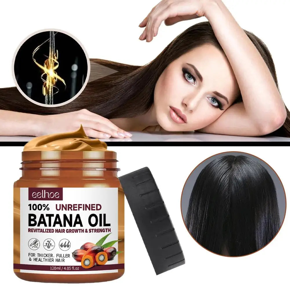 Batana Oil Hair Treatment For Nourished Scalp And Silky Strands — Amber | KIMLUD