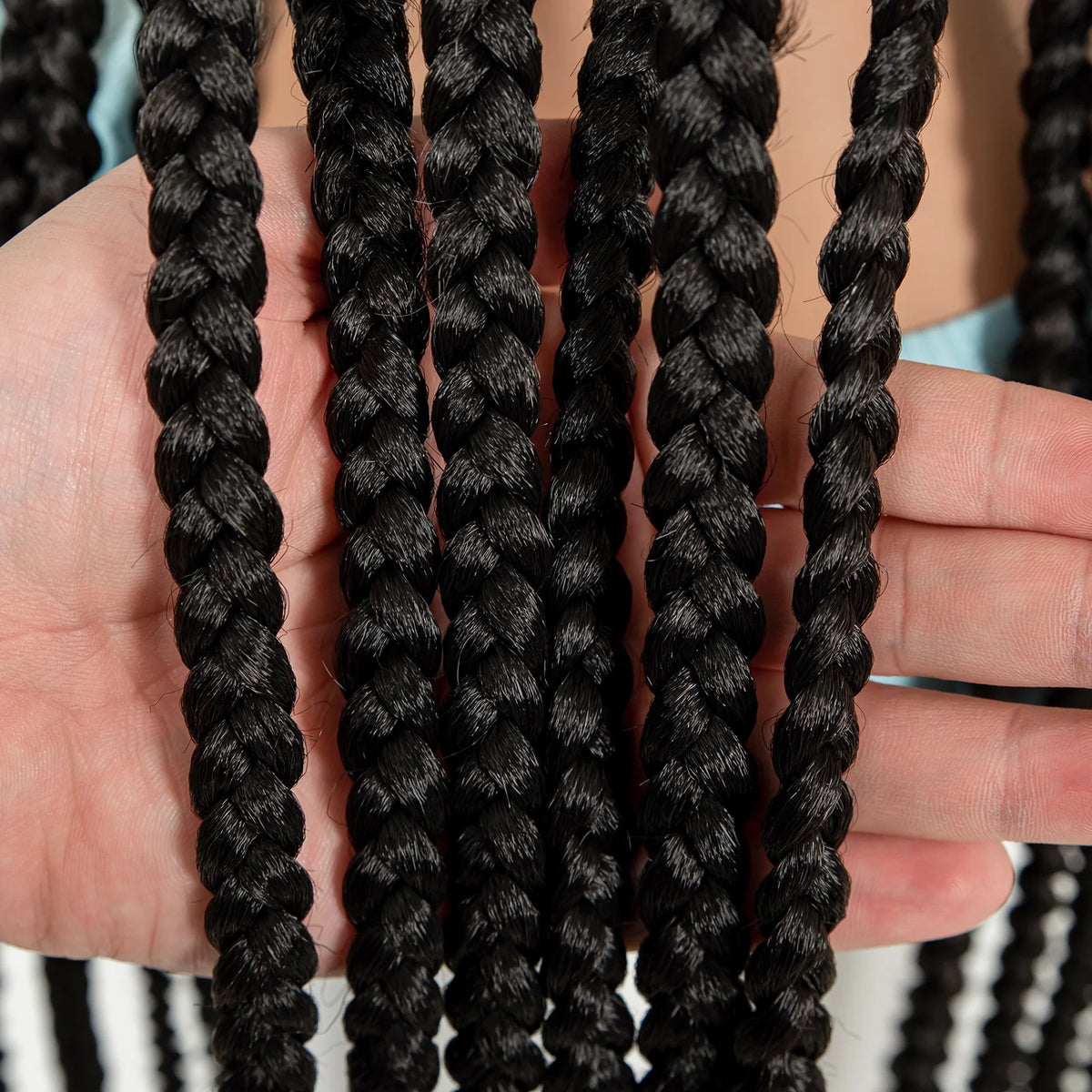 Full Lace Wig – 36in Cornrow Braided – High Temperature Fiber | KIMLUD