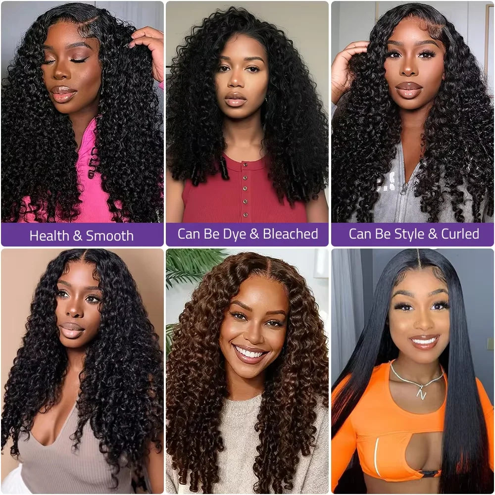 Wig – Remy Human Hair – Long Wave – Transparent | KIMLUD