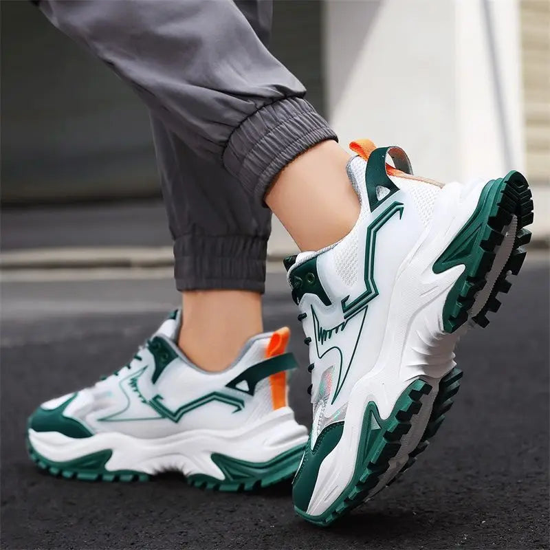 Men's Sneakers - Breathable Mesh - Casual | KIMLUD