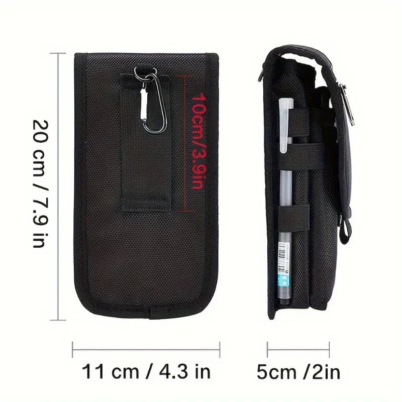 Phone Belt Pouch – 6.3 Inch Multi-Functional Bag – Nylon | KIMLUD