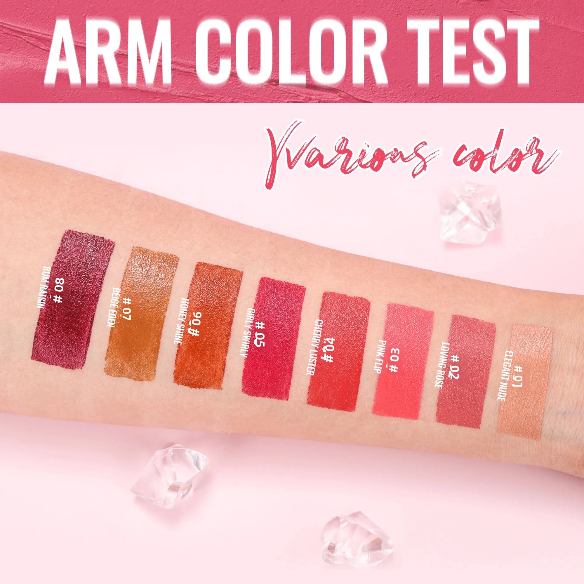 Lipstick – Long-Lasting Waterproof – Velvet Matte | KIMLUD