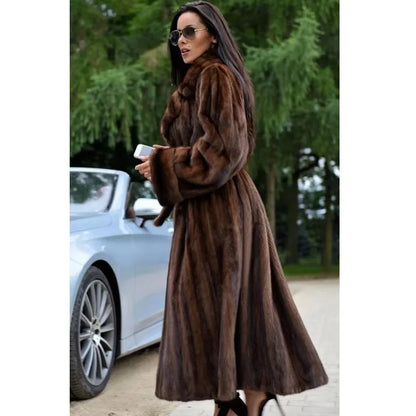 Mink Fur Coat – Full Pelt – Long Coat | KIMLUD