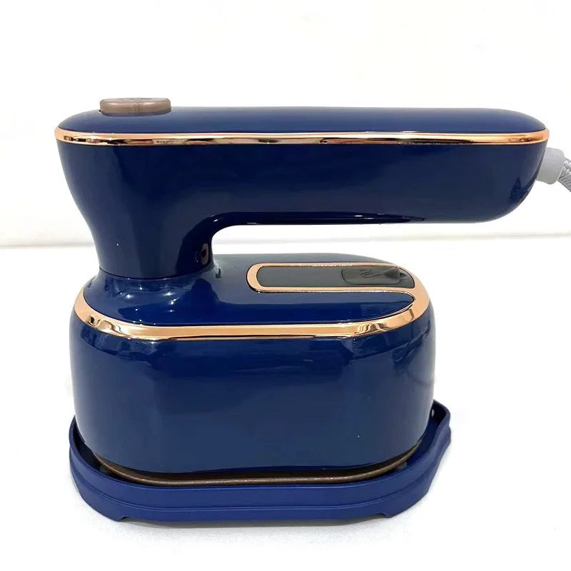 KIMLUD, Micro Steam Iron, Travel Steamer for Clothes Portable Mini Steam Iron, 970W Handheld Steamer Dry and Wet Ironing for Home,Travel, Blue / EU / CHINA, KIMLUD APPAREL - Womens Clothes