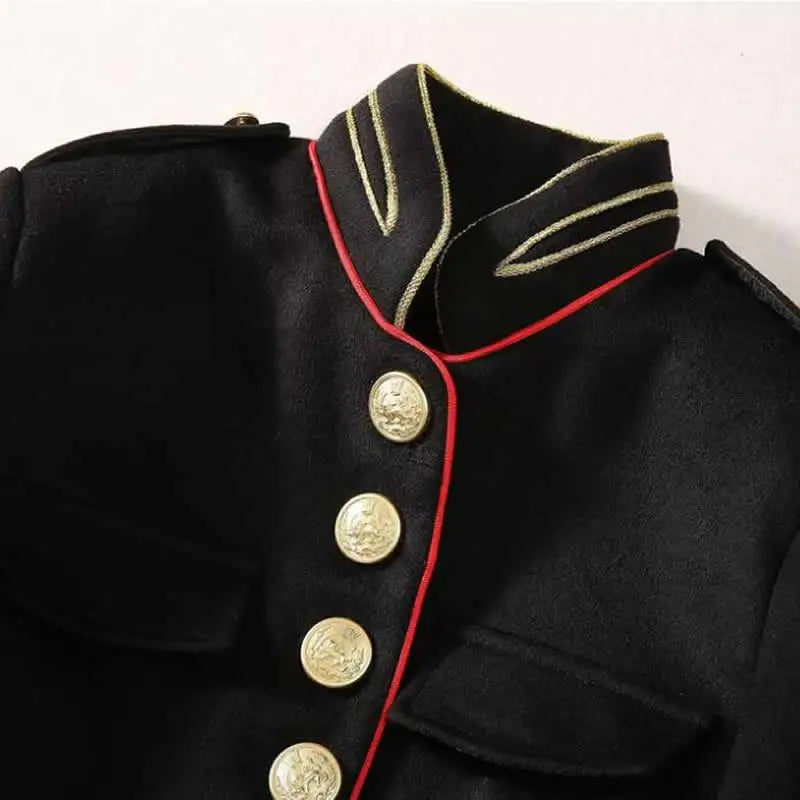 KIMLUD, Winter New Women Woolen Coat Fashion Single Breasted Coat, KIMLUD Womens Clothes