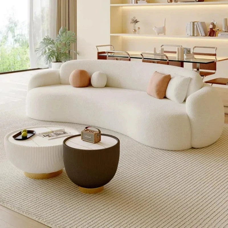 Modern Cream Wind Sofa Creative Simple Comfortable Hallway Lounge Sofas European Aesthetics Designer Muebles Salon Furniture