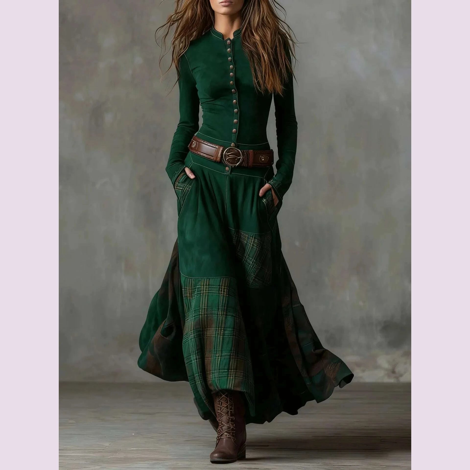 womens-autumn-fashion-new-slim-fit-flip-neck-dress-long-sleeve-retro-style-commuter-button-chic-party-long-dresskimlud-womens-fashion-34629088