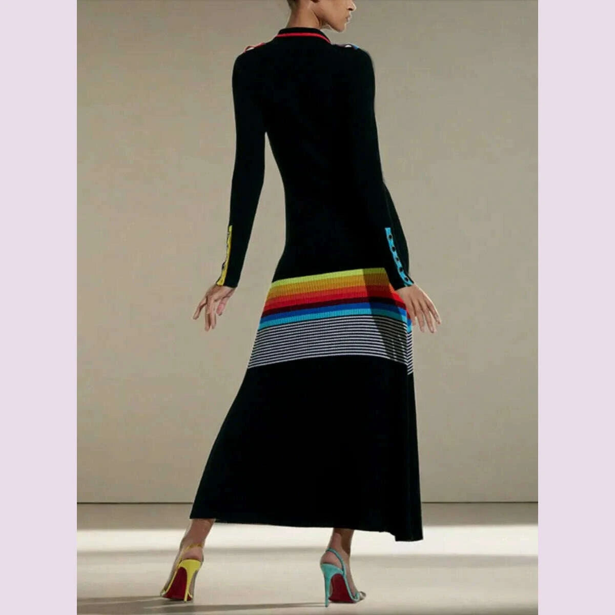 freeacy-womens-colorful-striped-skinny-dress-lapel-neck-long-sleeves-single-breasted-ankle-length-dress-autumn-womens-clothing-kimlud-kimlud-33922540