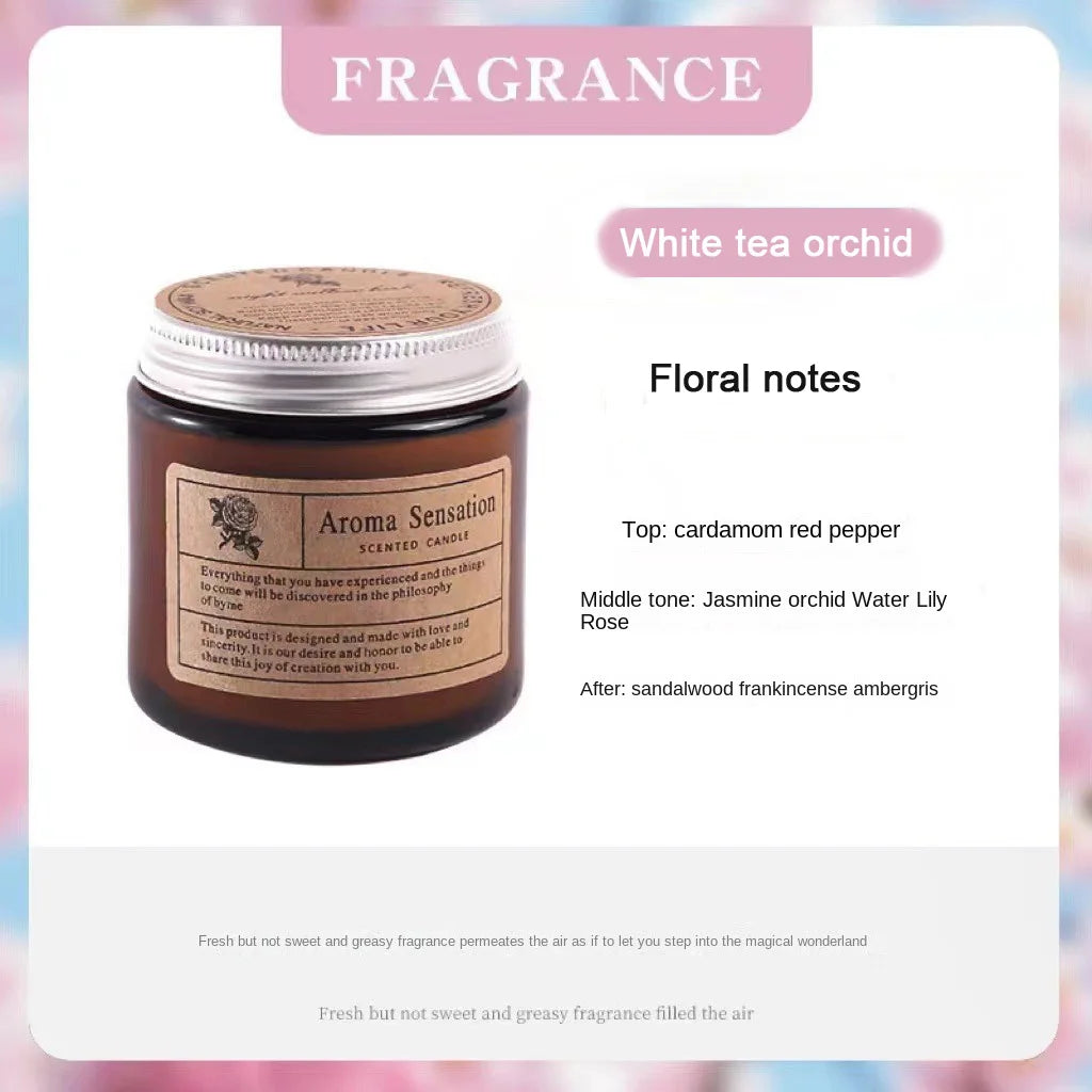 Soy Candle Smokeless Aromatherapy Cup — Amber | KIMLUD