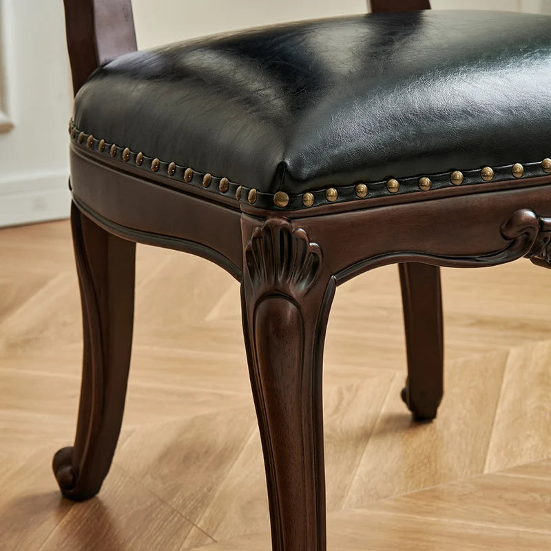 Leather Modern Dining Chairs Wooden Nordic Designer Clear Dining Chairs Living Room Makeup Sillas Para Comedor Home Furniture