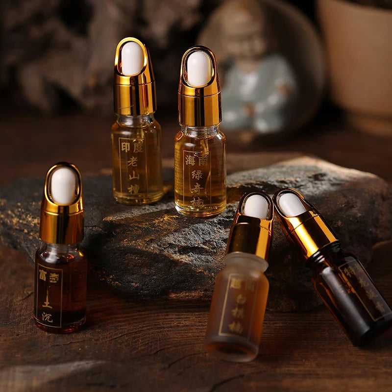 10ml Natural Agarwood Essential Oil High Concentration Lasting Drope-type Indoor Office Aroma Machine Calming/purifying The Air