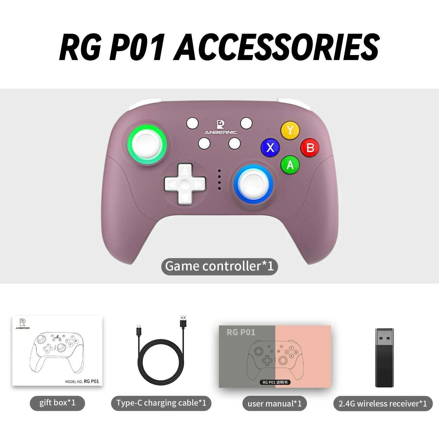 anbernic-rg-p01-wired-wireless-bluetooth-games-controller-rgb-hall-effect-joystick-xbox-game-gamepad-for-pc-android-ios-steamkimlud-womens-fashion-34626621