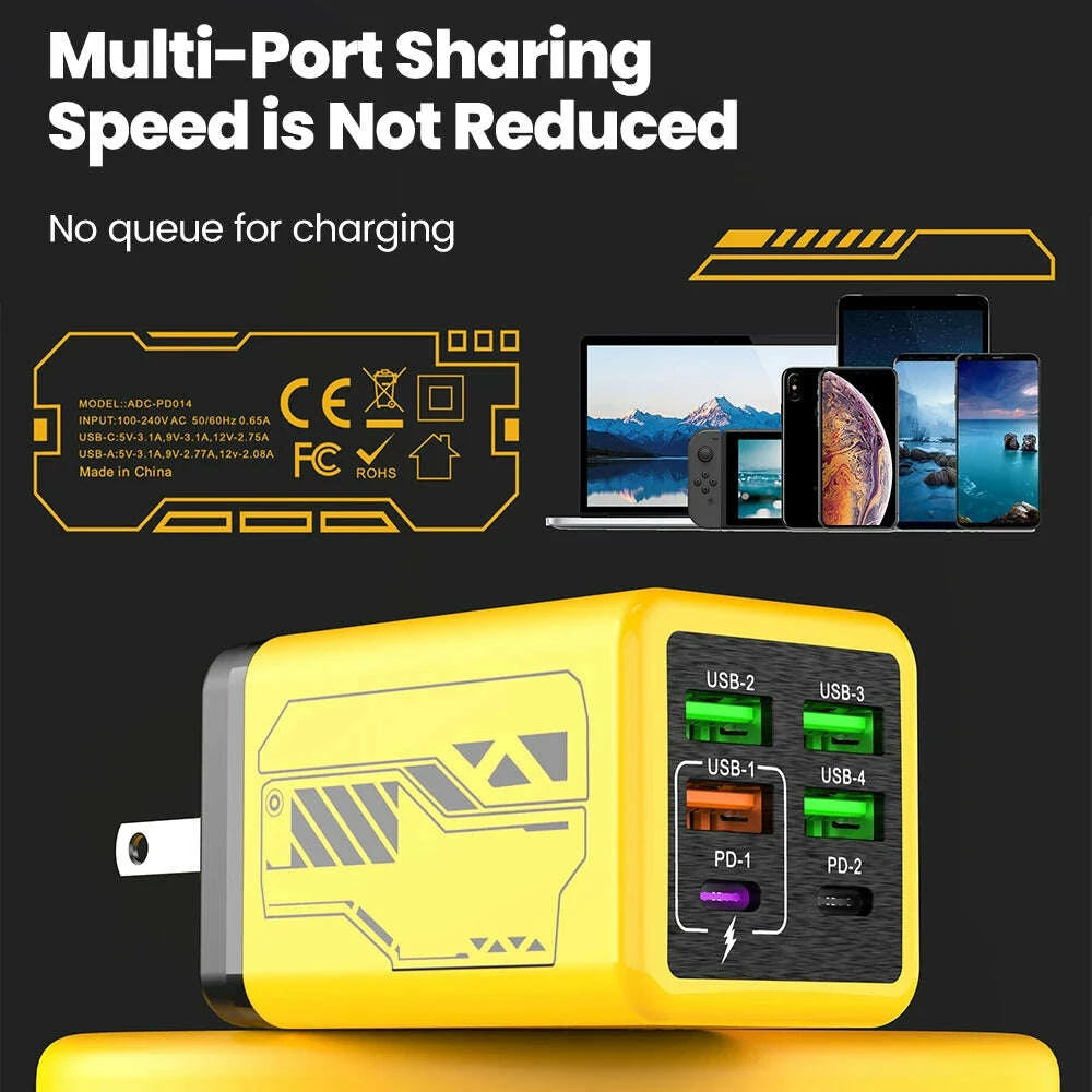 240w-6-ports-4usb2type-c-super-fast-charging-mobile-phone-charger-usb30-pd30-euukus-charger-for-iphone-17-16-samsung-pocokimludkimlud-35573449